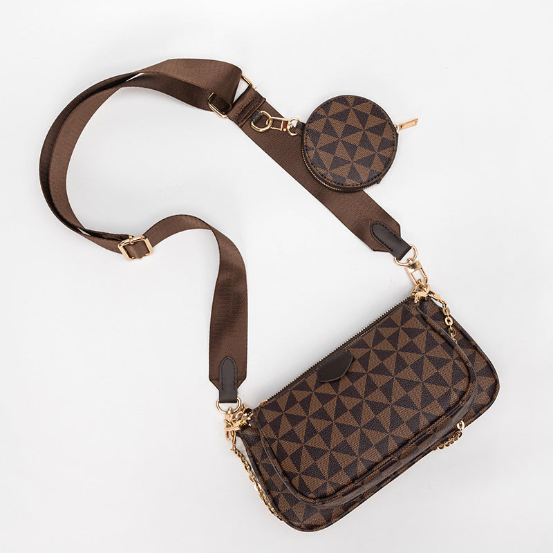 Fashionable crossbody bag with versatile compartment system LoungeYard — product view 3