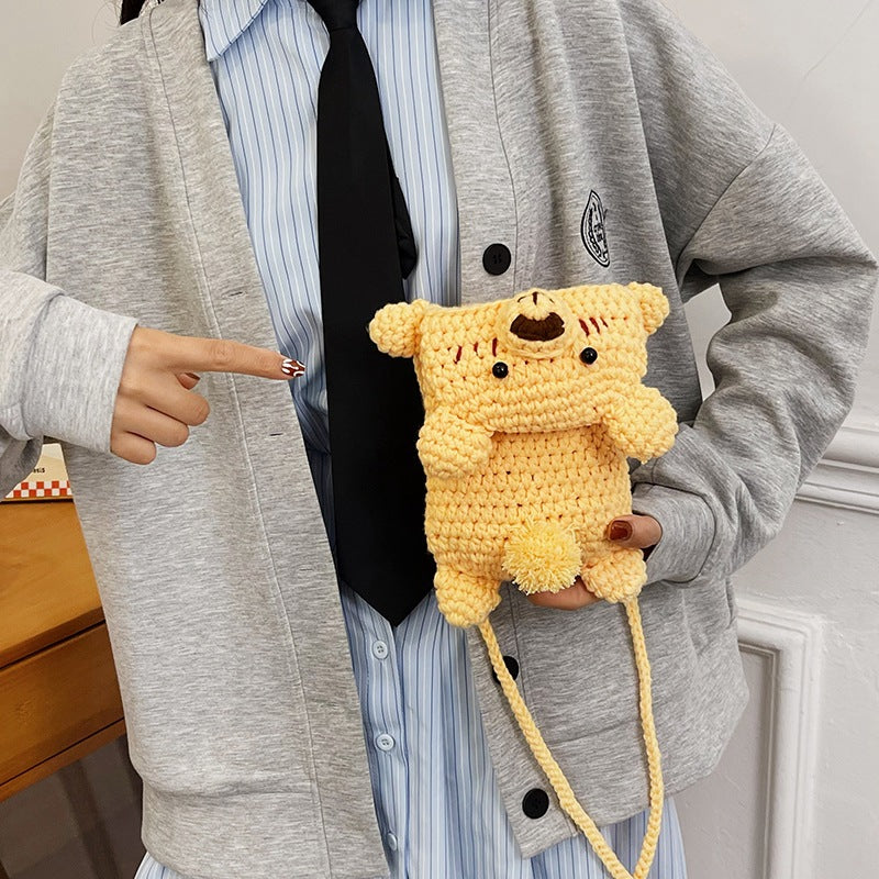 Cute Plush Animal Backpack — product view 3