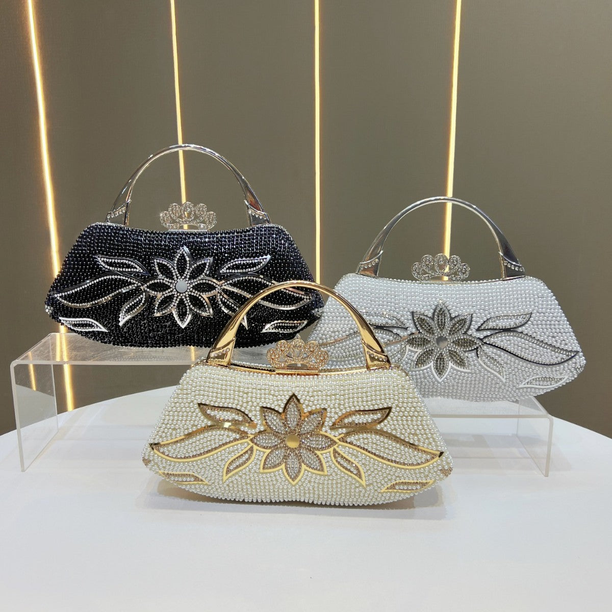 Luxury Beaded Evening Handbag — product view 4