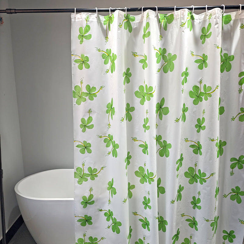 Floral Patterned Shower Curtain LoungeYard — product view 1