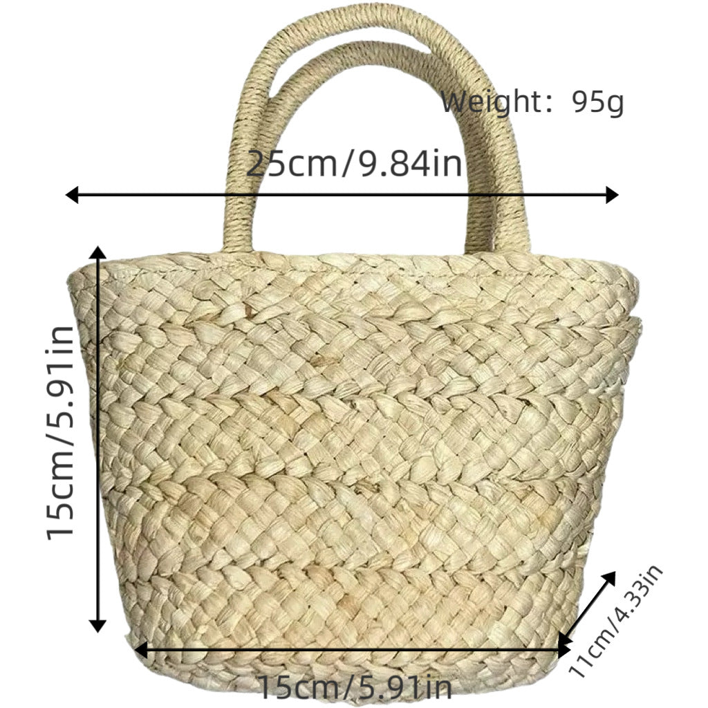 Naturally Woven Basket Bag LoungeYard — product view 2
