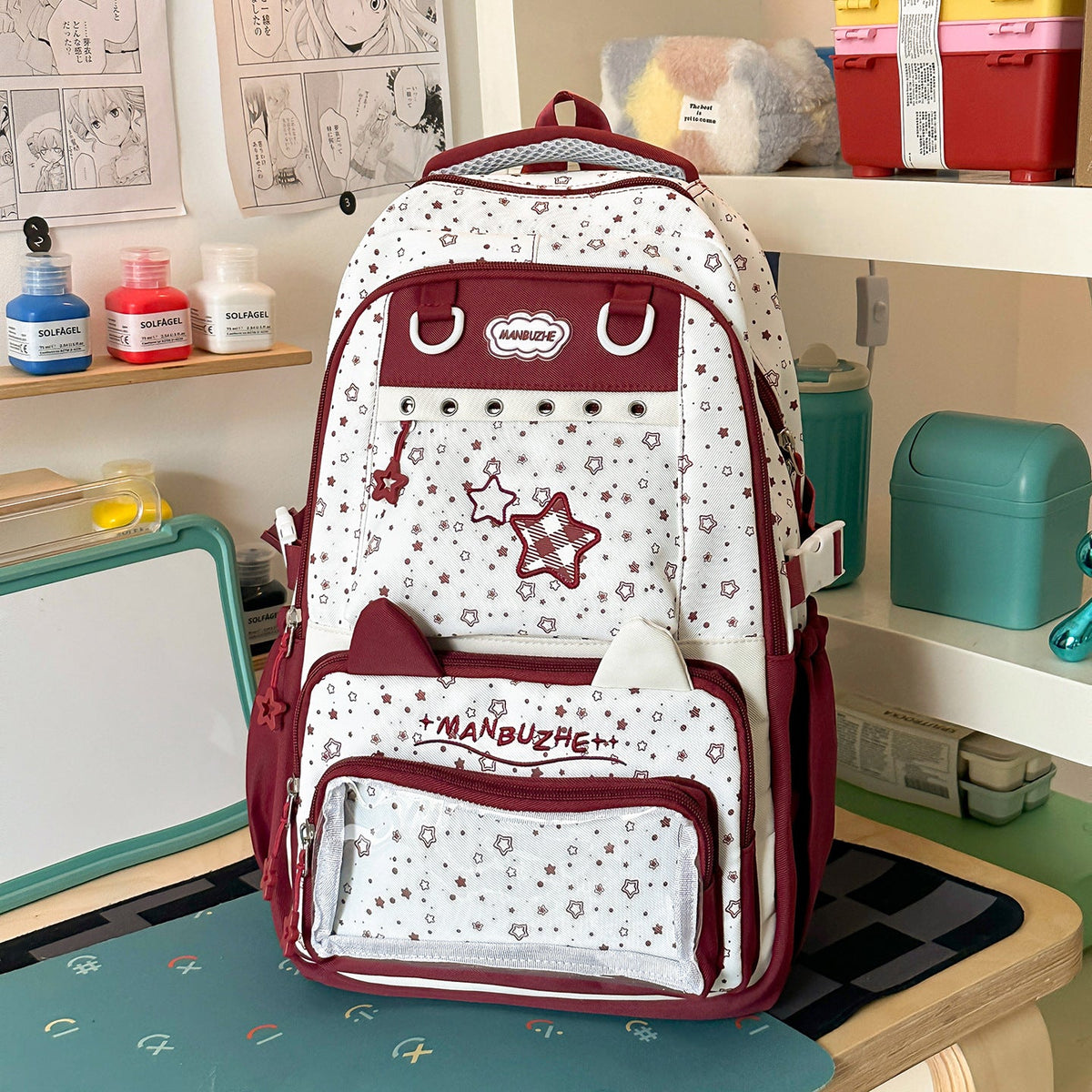 Fun-Themed Plush Backpack LoungeYard — product view 7