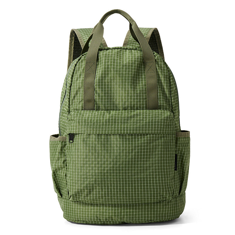 Lightweight Grid Pattern Backpack LoungeYard — product view 2