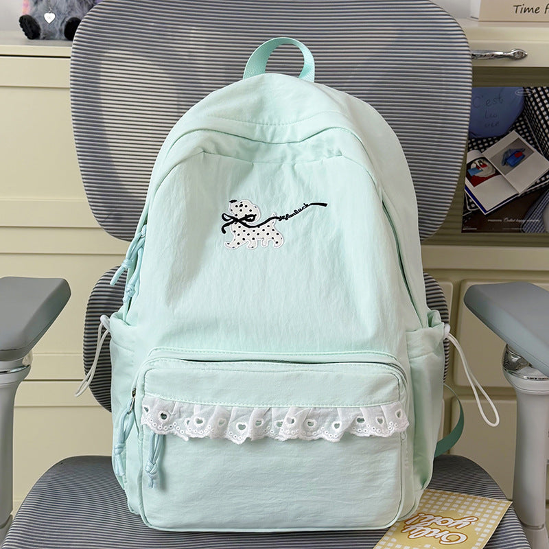 Stylish Embroidered Animal-Themed Backpack LoungeYard — product view 7