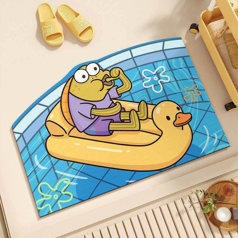 Fun Bathing-Themed Bath Mat — product view 3