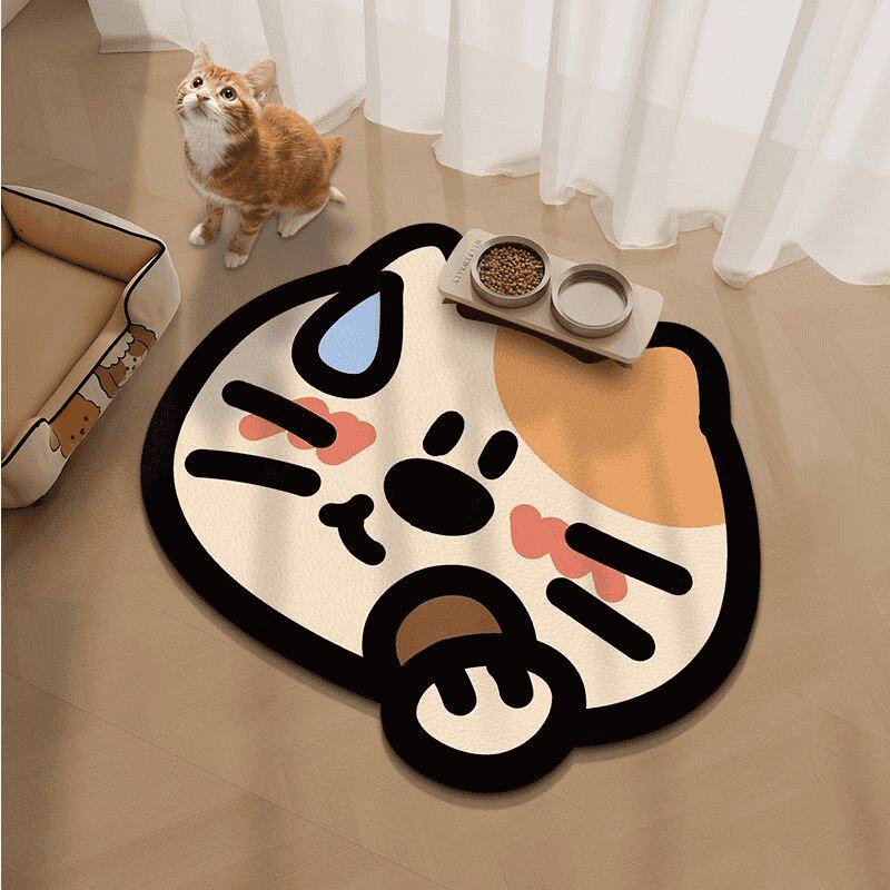Cartoon Zebra Bath Mat for Bathrooms — product view 1