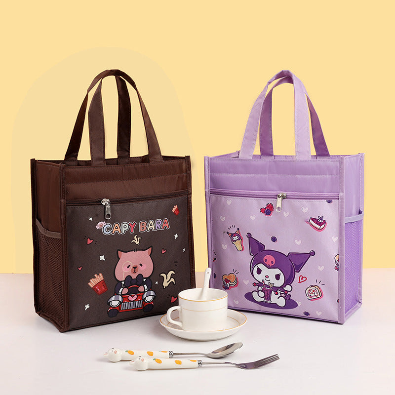 Insulated Bear-Themed Lunch Tote LoungeYard — product view 5