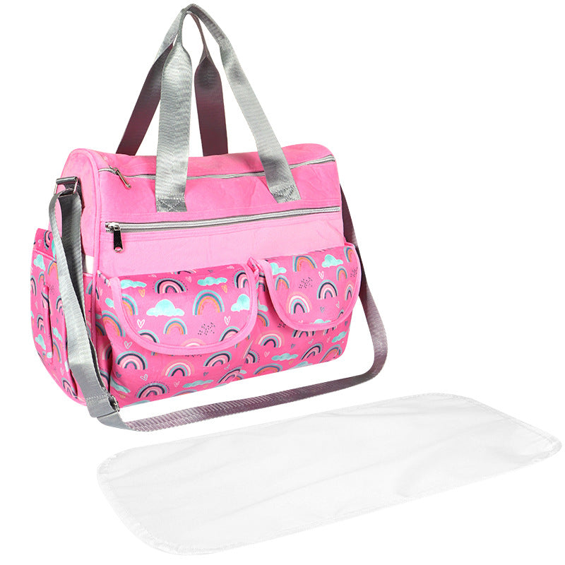Multifunctional diaper bag with practical compartments LoungeYard — product view 3