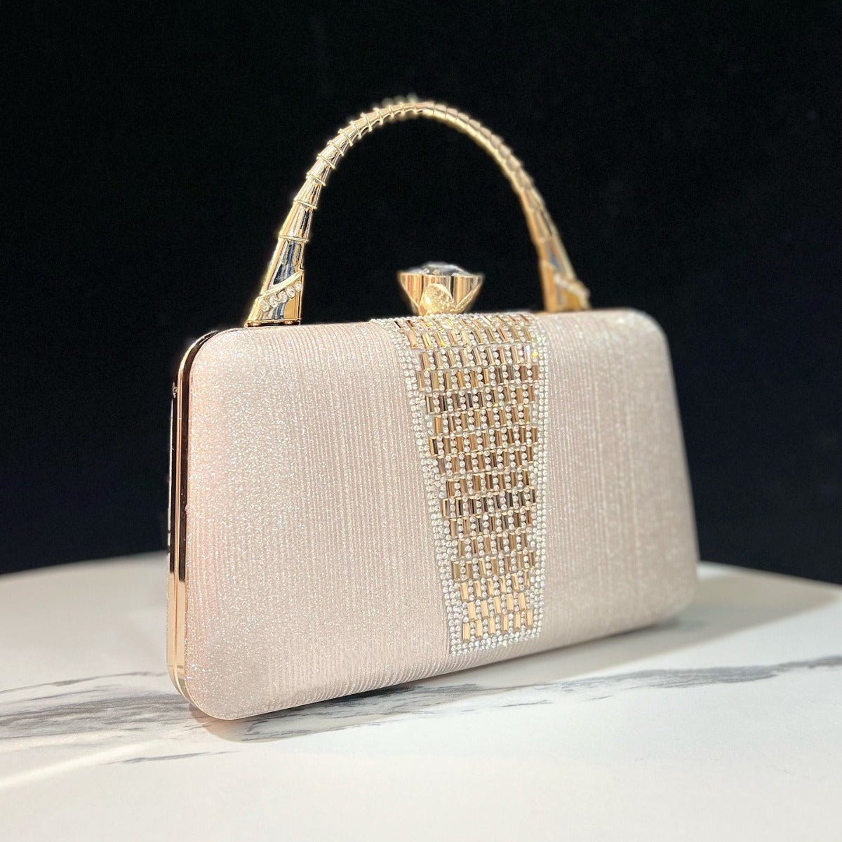 Sparkling Crystal-Embellished Handbag — product view 2