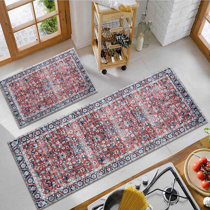 Geometric Patterned Area Rug Set Bowlift — product view 1