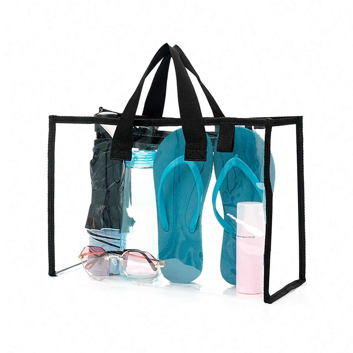 Transparent Beach Bag with Multiple Inner Compartments LoungeYard — product view 5