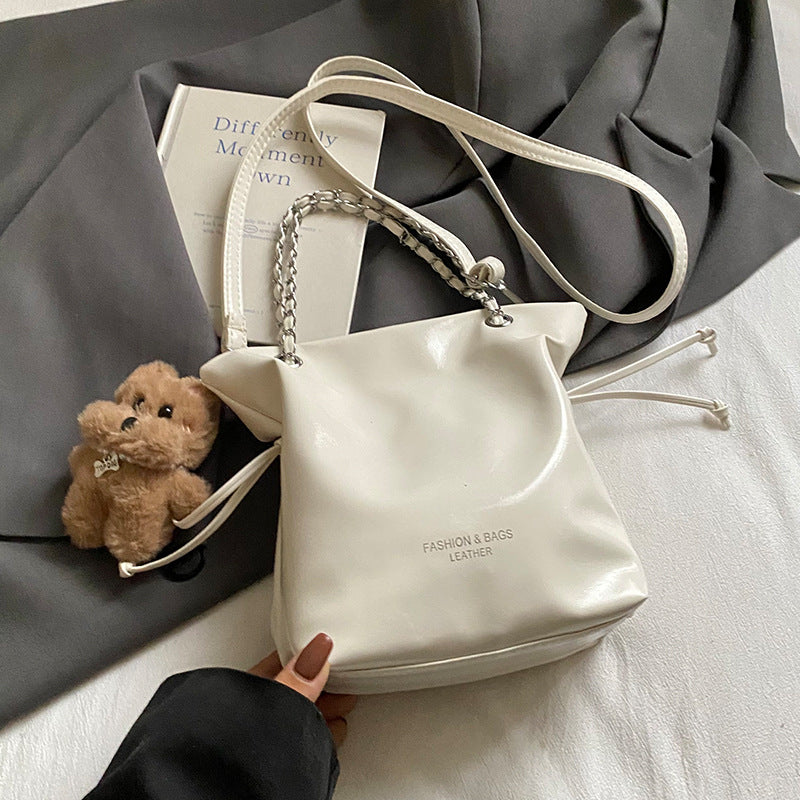 Modern Leather Crossbody Bag — product view 6