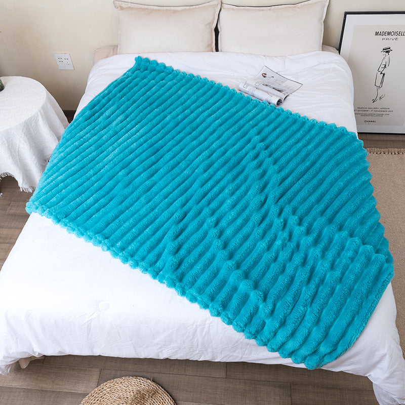 Women's Fluffy Blanket with Textured Design LoungeYard — product view 1