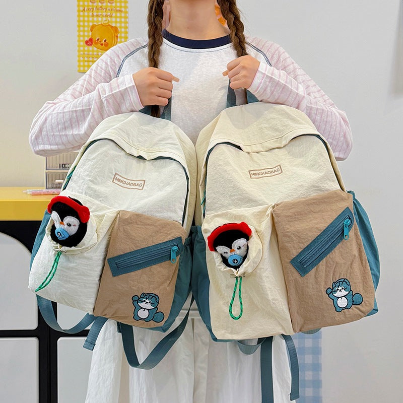 Playful Multi-Pocket Casual Backpack LoungeYard — product view 2