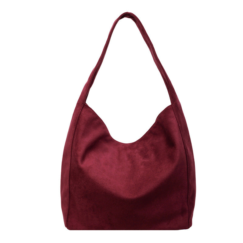 Soft Suede Hobo Tote Bag — product view 2