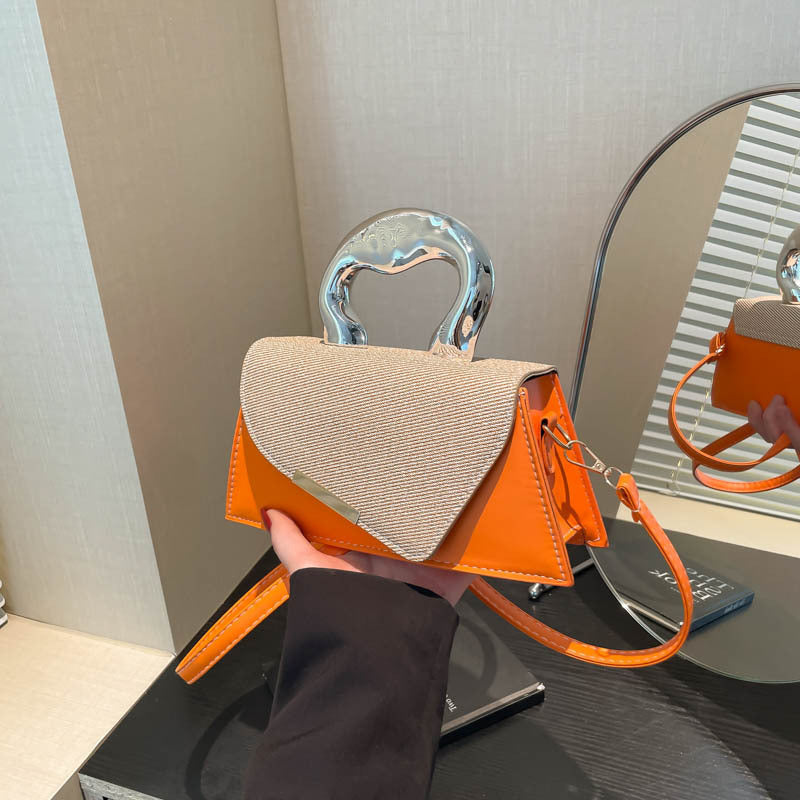 Stylish Geometric Structured Handbag LoungeYard — product view 3