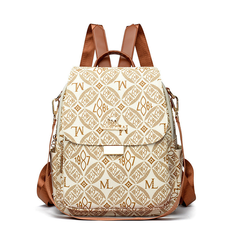 Designer Patterned Backpack — product view 4