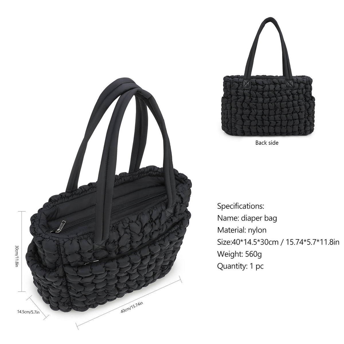 Structured Tote Bag LoungeYard — product view 3