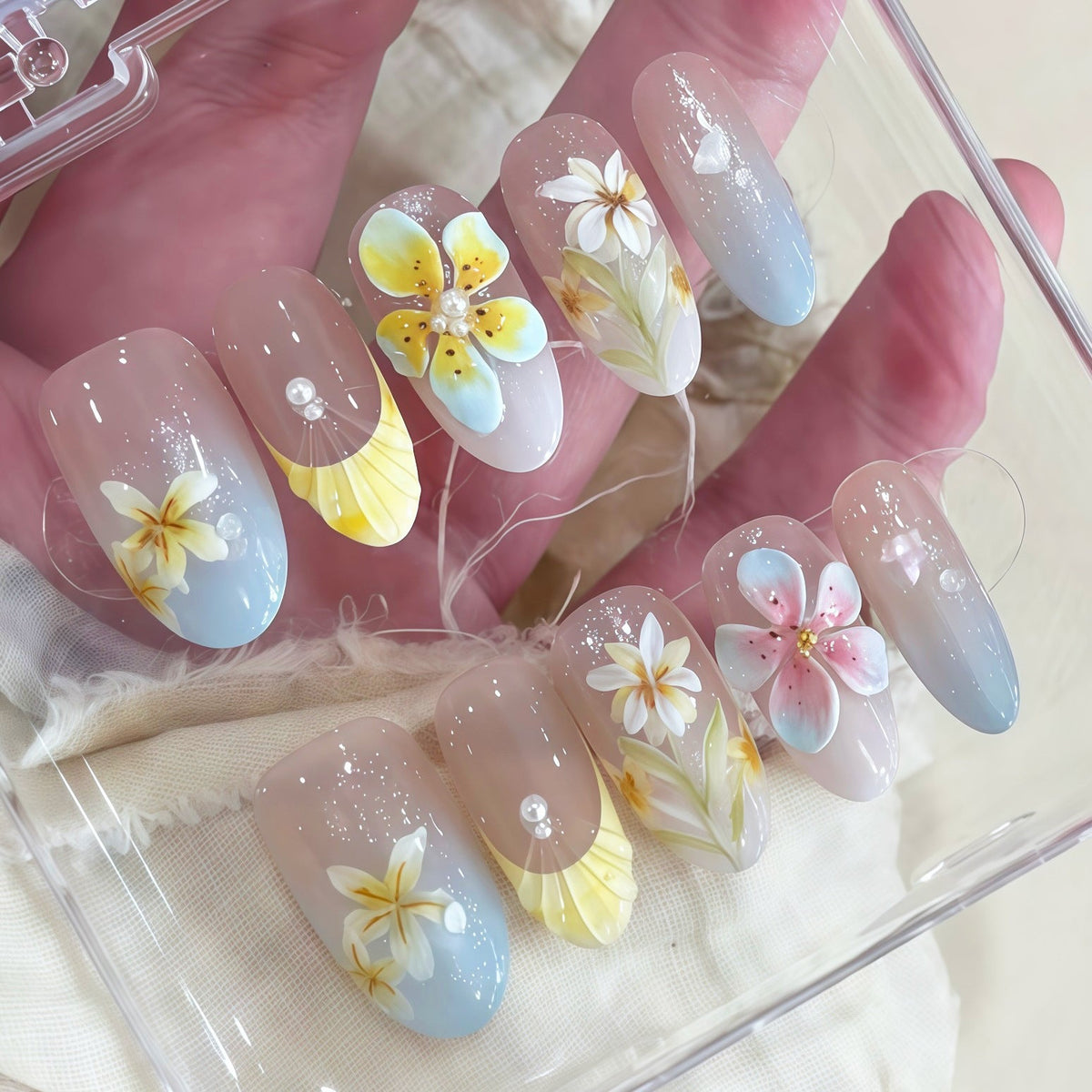 Artistic Floral Nail Design Kit — product view 2