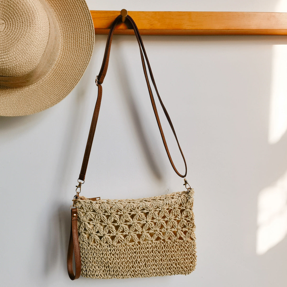 Handcrafted Macrame Clutch LoungeYard — product view 2