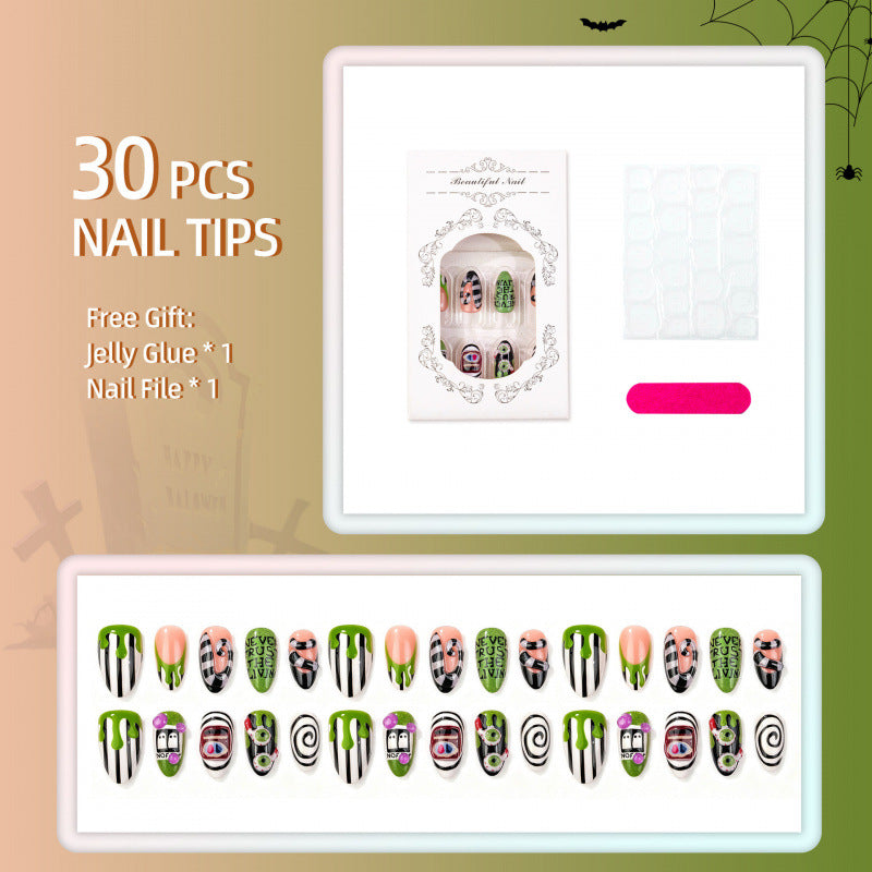 Halloween-Themed Press-On Nail Art Set — product view 4