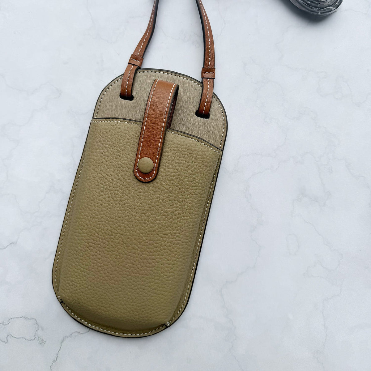 Leather Crossbody Phone Pouch LoungeYard — product view 3