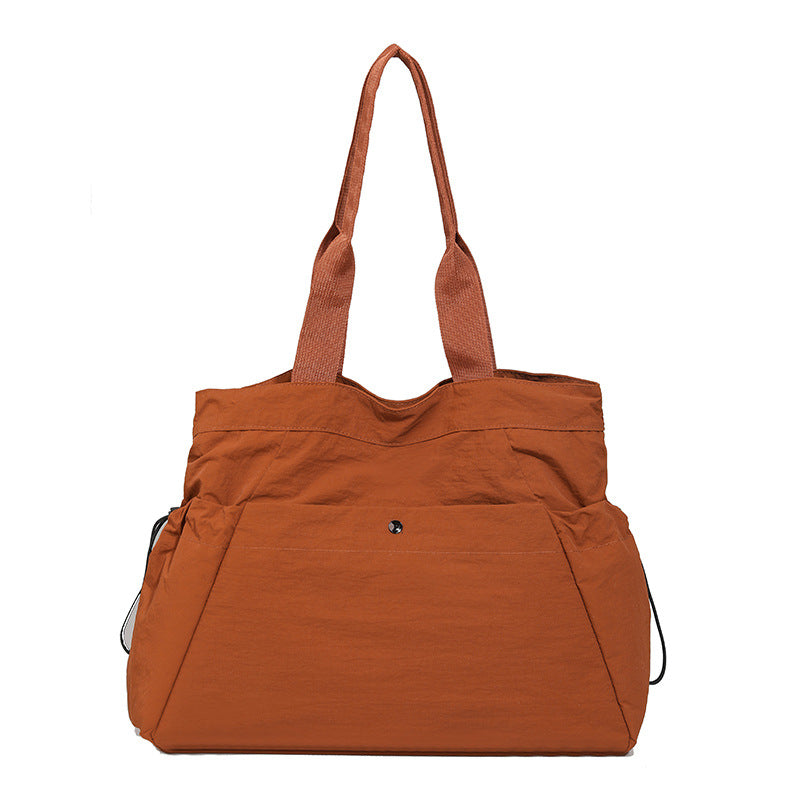 Spacious And Functional Tote Bag With Side Pockets LoungeYard — product view 2