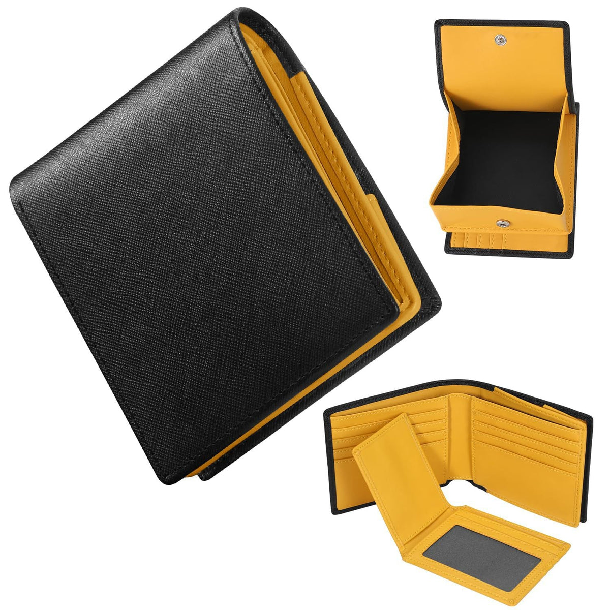 Classic Leather Bi-Fold Wallet LoungeYard — product view 6