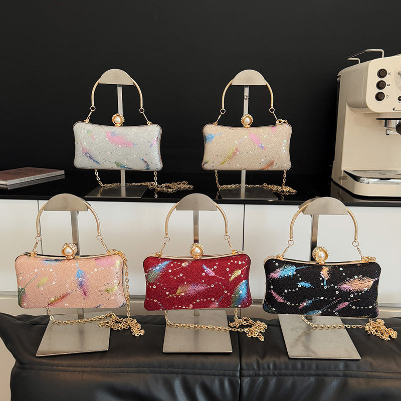 Glittery Evening Clutch Bag LoungeYard — product view 4