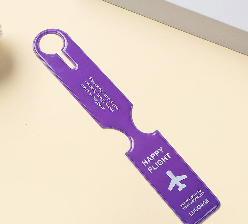 reflective PVC luggage handle wrap tag with secure snap closure LoungeYard — product view 4