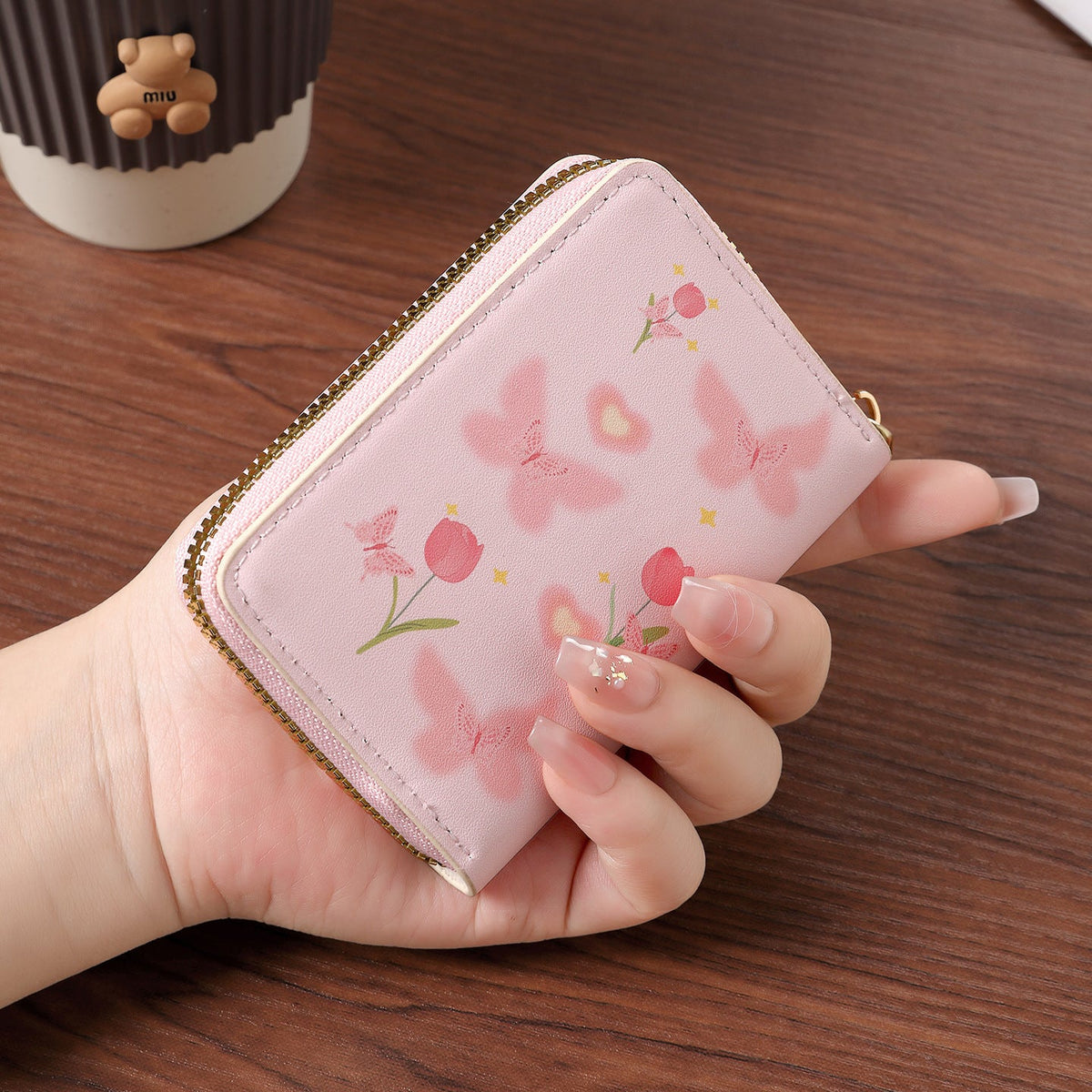 Adorable Patterned Zippered Coin Purse — product view 7