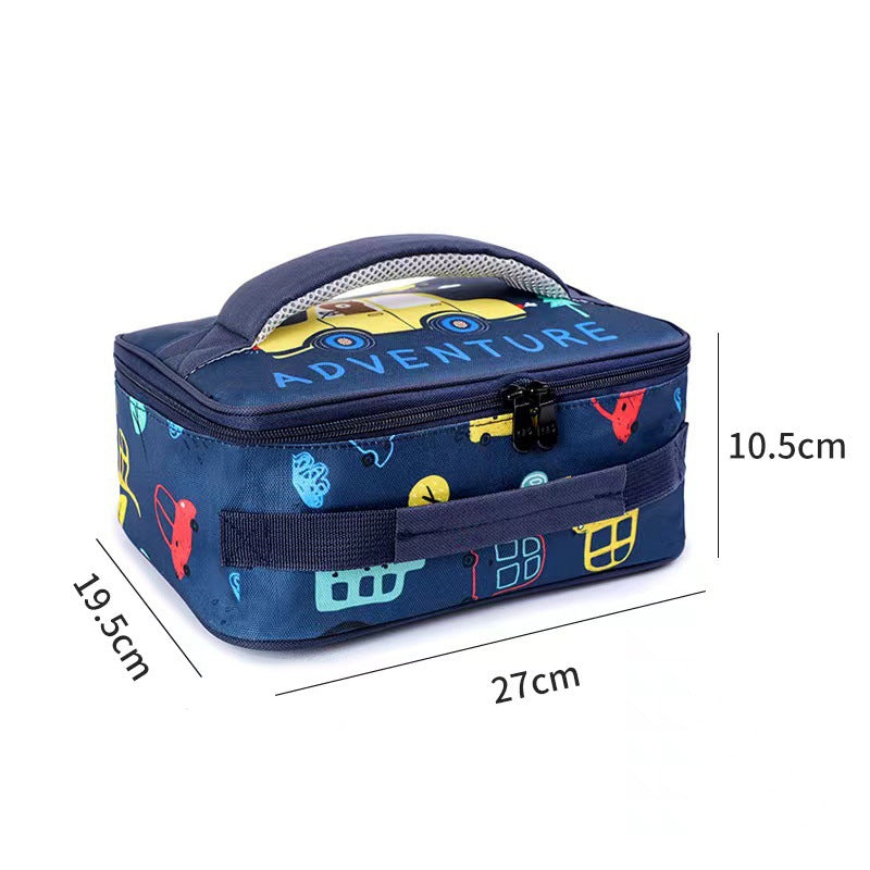 Cartoon-Themed Insulated Lunch Bag LoungeYard — product view 7