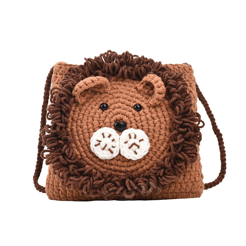 Cute Animal-Themed Crochet Shoulder Bag — product view 1
