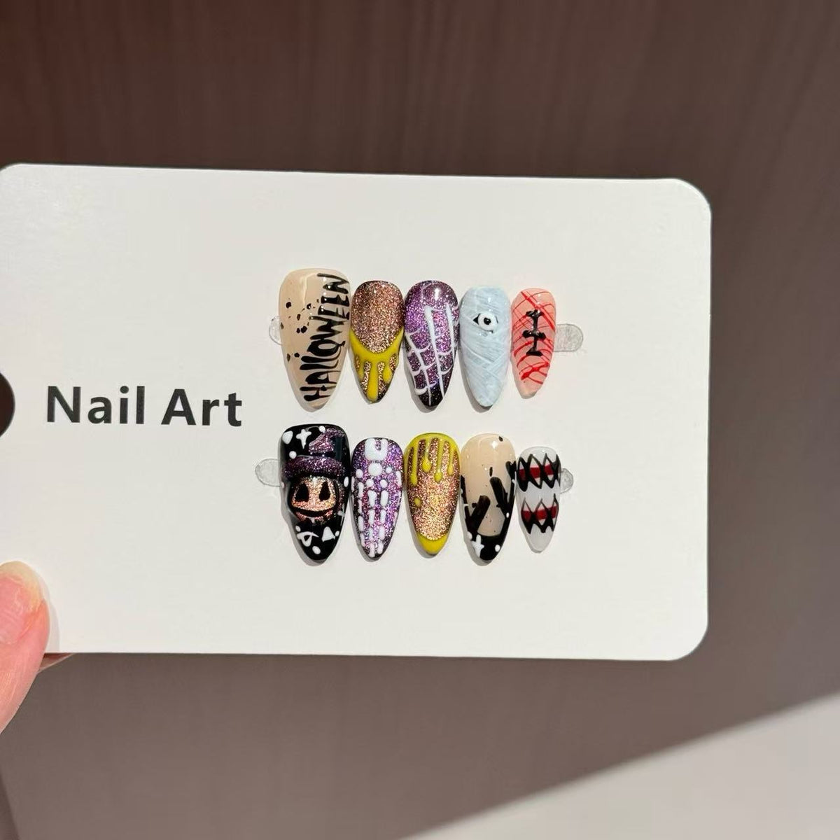 Halloween-Themed Press-On Nail Set — product view 1