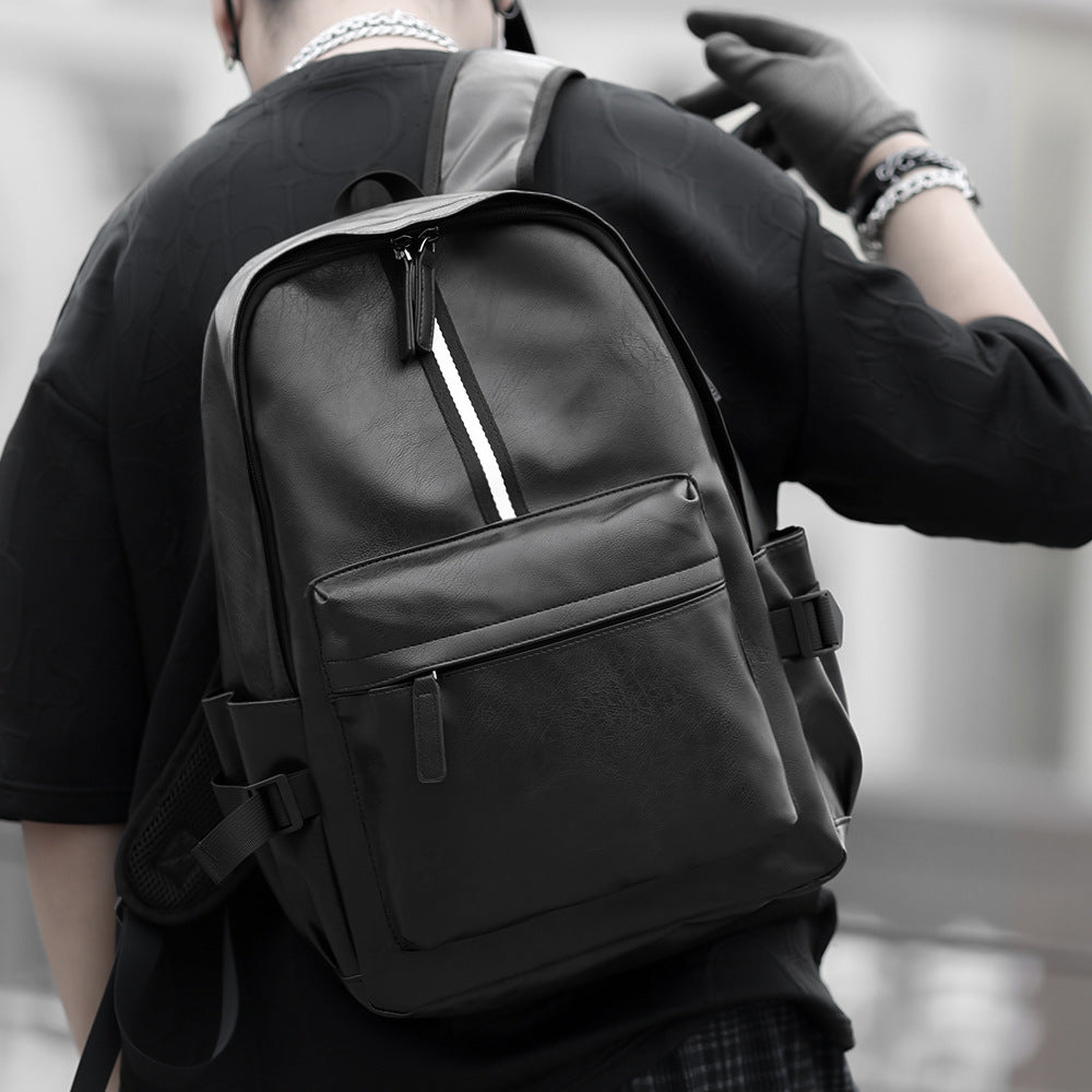Stylish backpack with USB port LoungeYard — product view 4