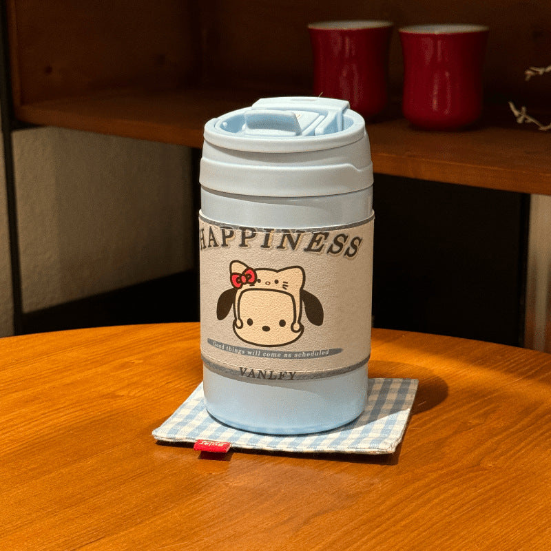 Women's Insulated Drinking Cup with Playful Animal Design LoungeYard — product view 5