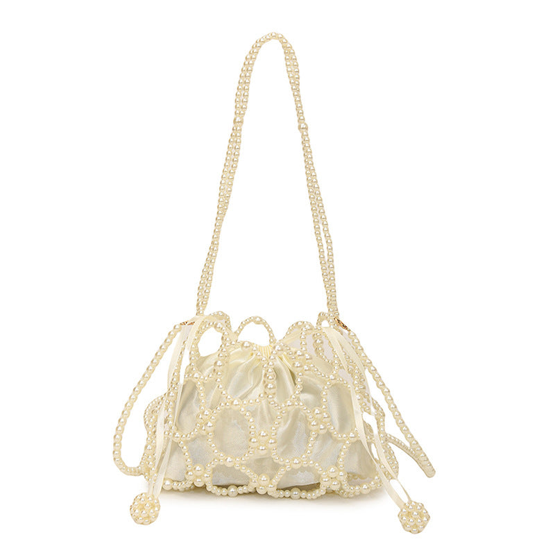Beaded Drawstring Evening Purse — product view 2