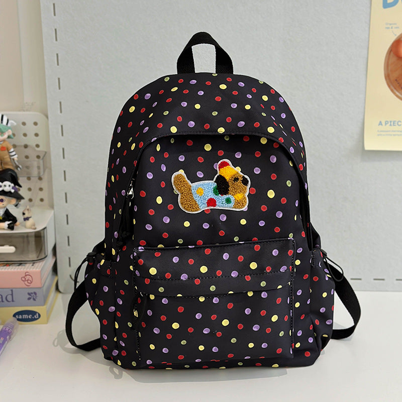 Fun and Playful Polka Dot Backpack — product view 3
