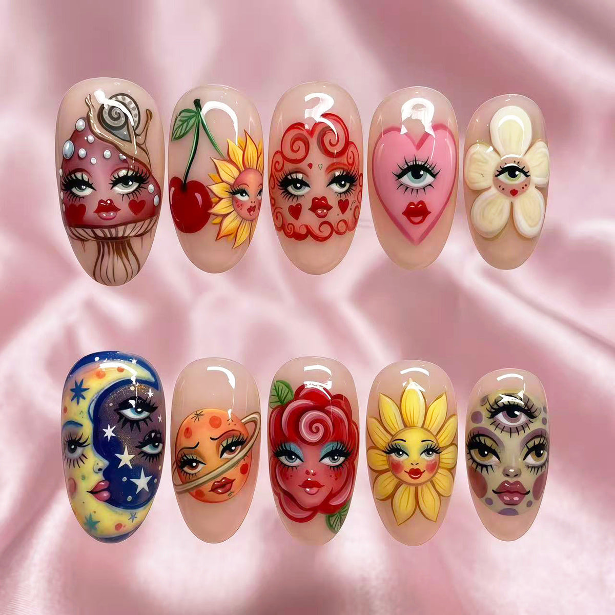 Artistic Nail Art Press-On Nail Set — product view 1