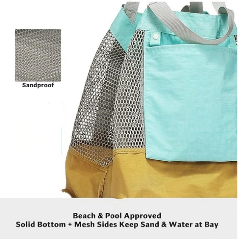 Portable mesh bag with sturdy handles LoungeYard — product view 2