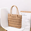 Stylish rattan shopper bag LoungeYard — product view 6
