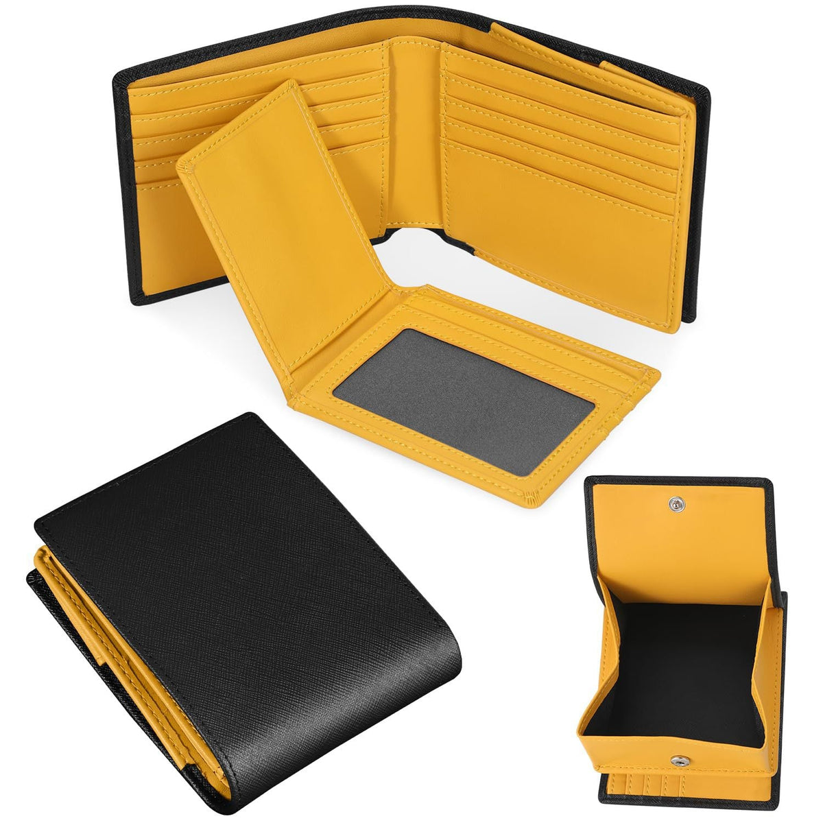 Classic Leather Bi-Fold Wallet LoungeYard — product view 1