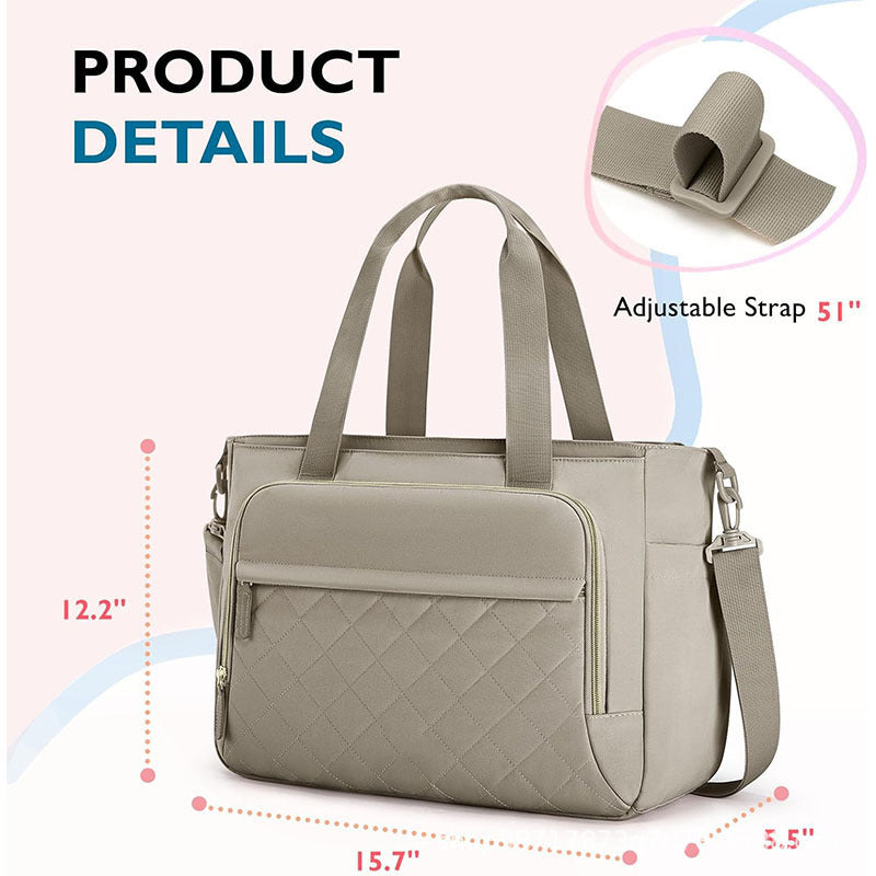 Quilted Multi-Purpose Work Tote LoungeYard — product view 2