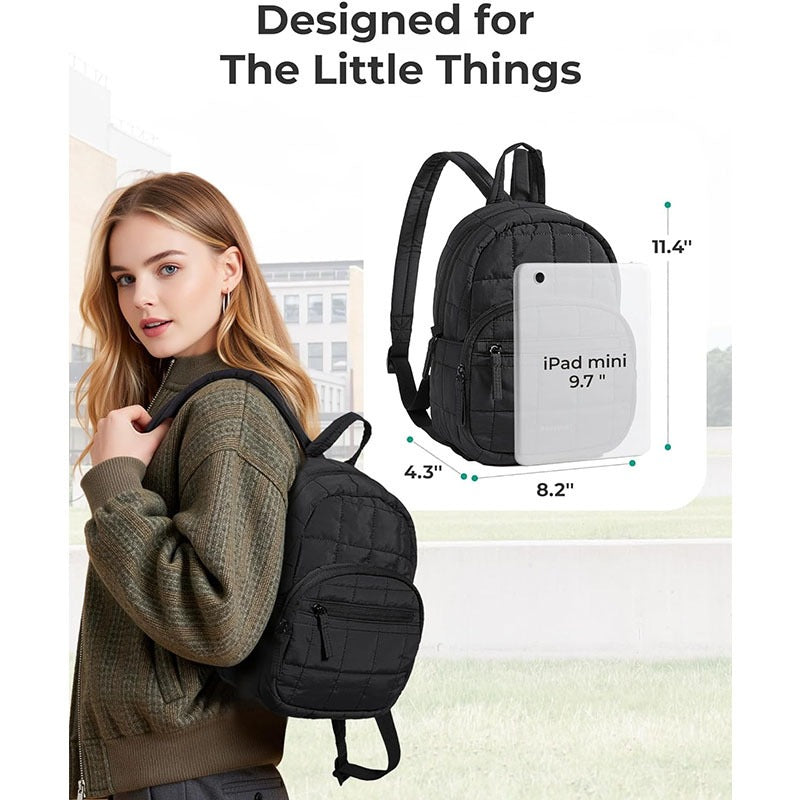 Quilted Compact Backpack LoungeYard — product view 4