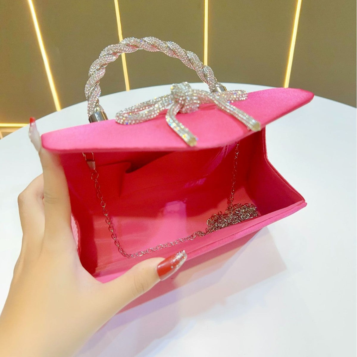 Elegant Satin Clutch — product view 3