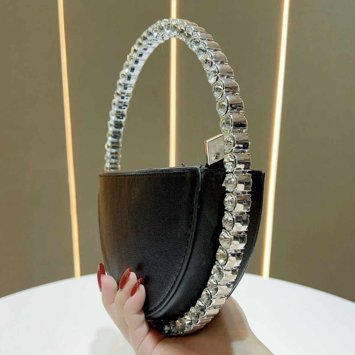 Crystal-Handled Evening Purse — product view 2