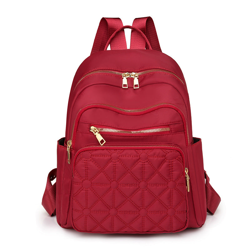Stylish Multi-Functional Quilted Backpack — product view 5