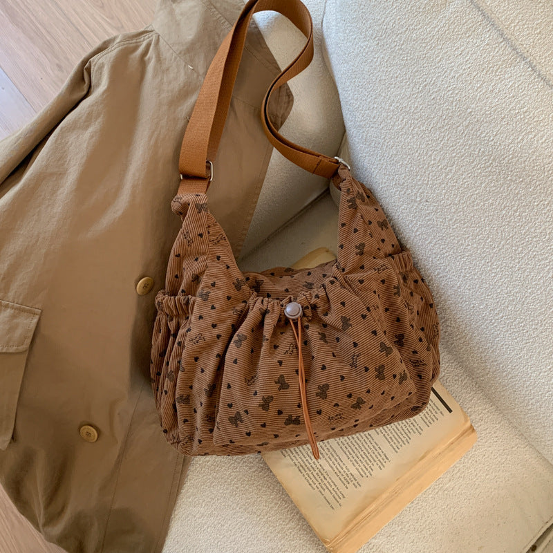 Casual Textured Shoulder Bag — product view 3