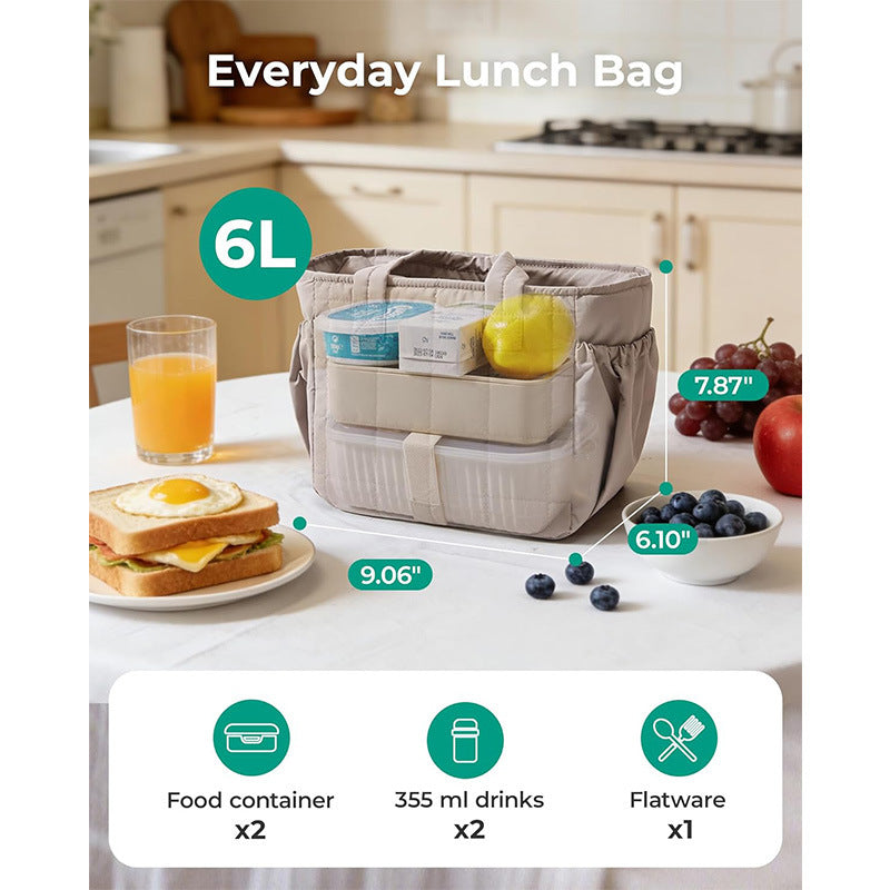 Insulated Picnic Cooler Tote LoungeYard — product view 3