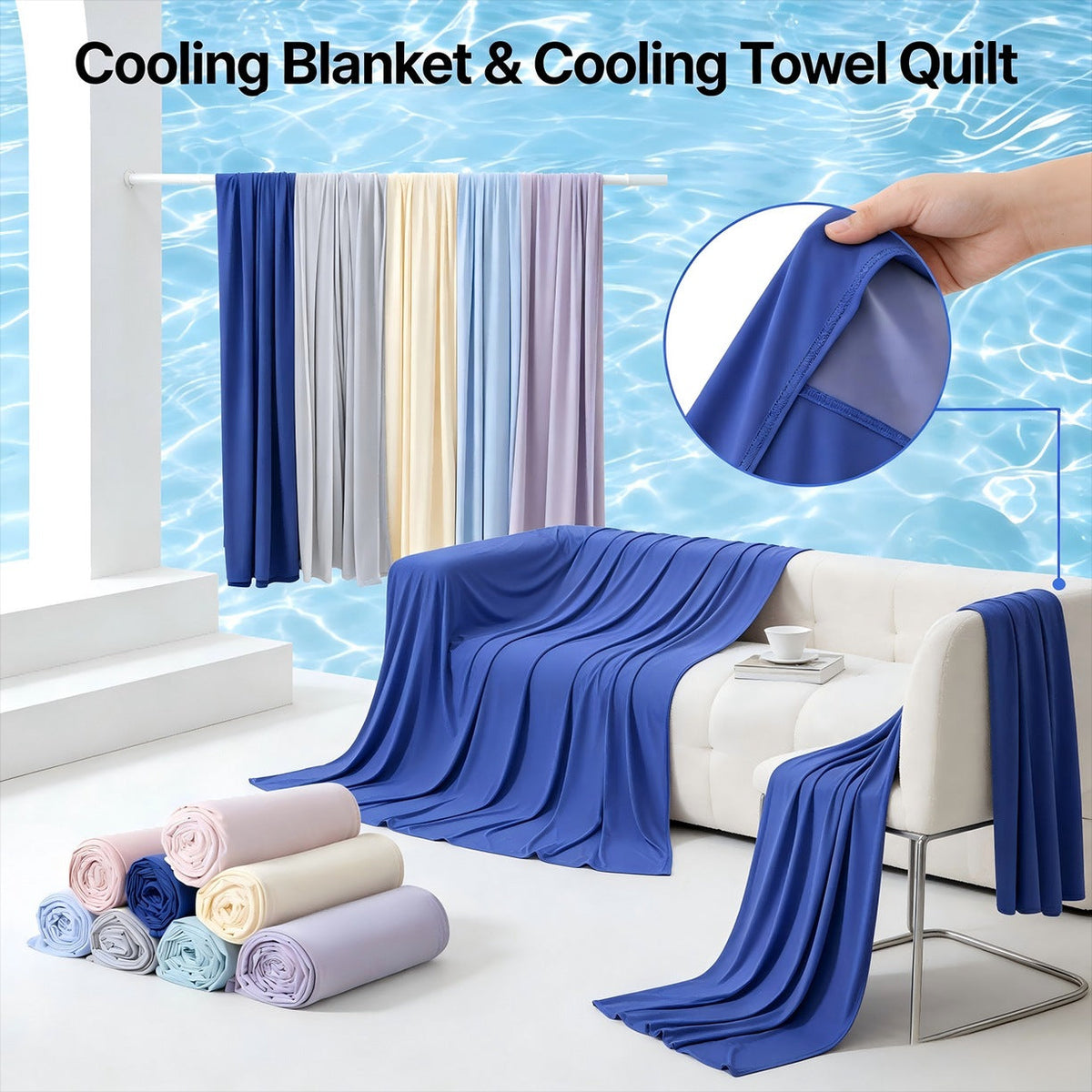 Women's Throw Blanket LoungeYard — product view 2